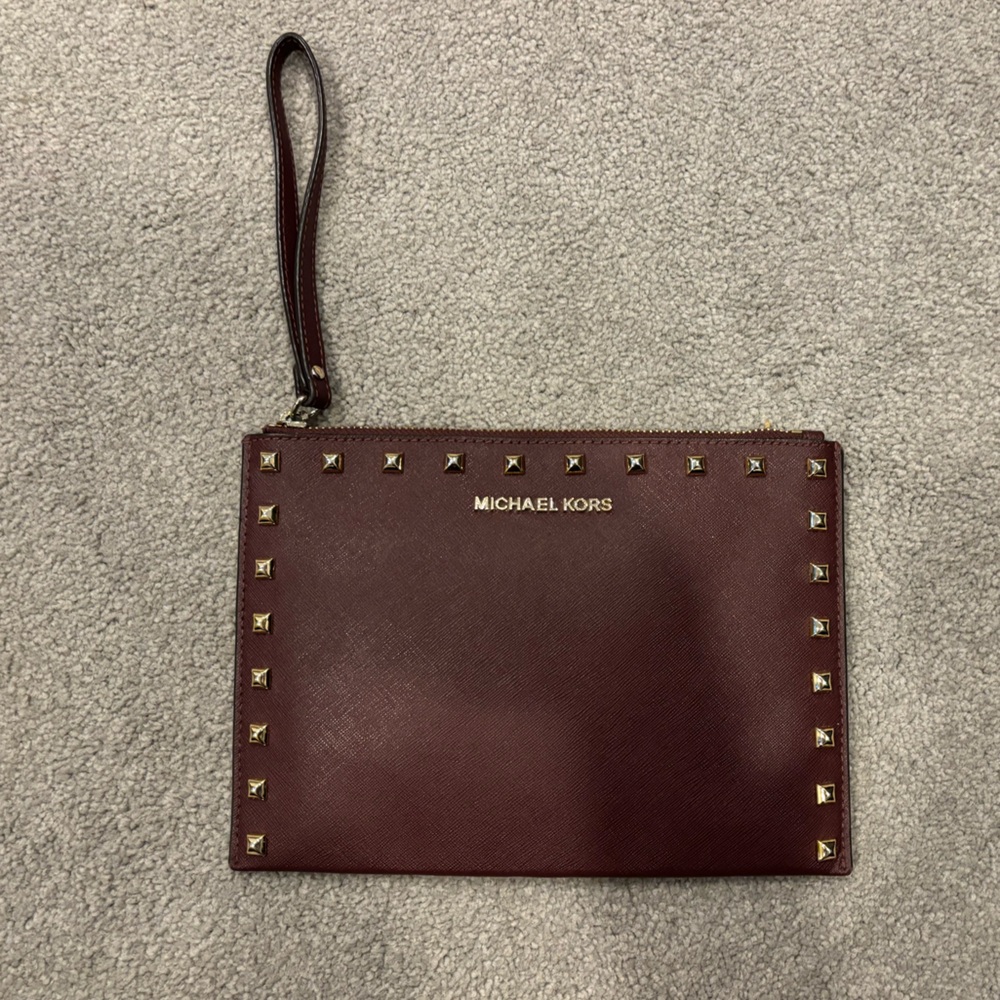 Michael Kors Beige Interior with Logo Patch